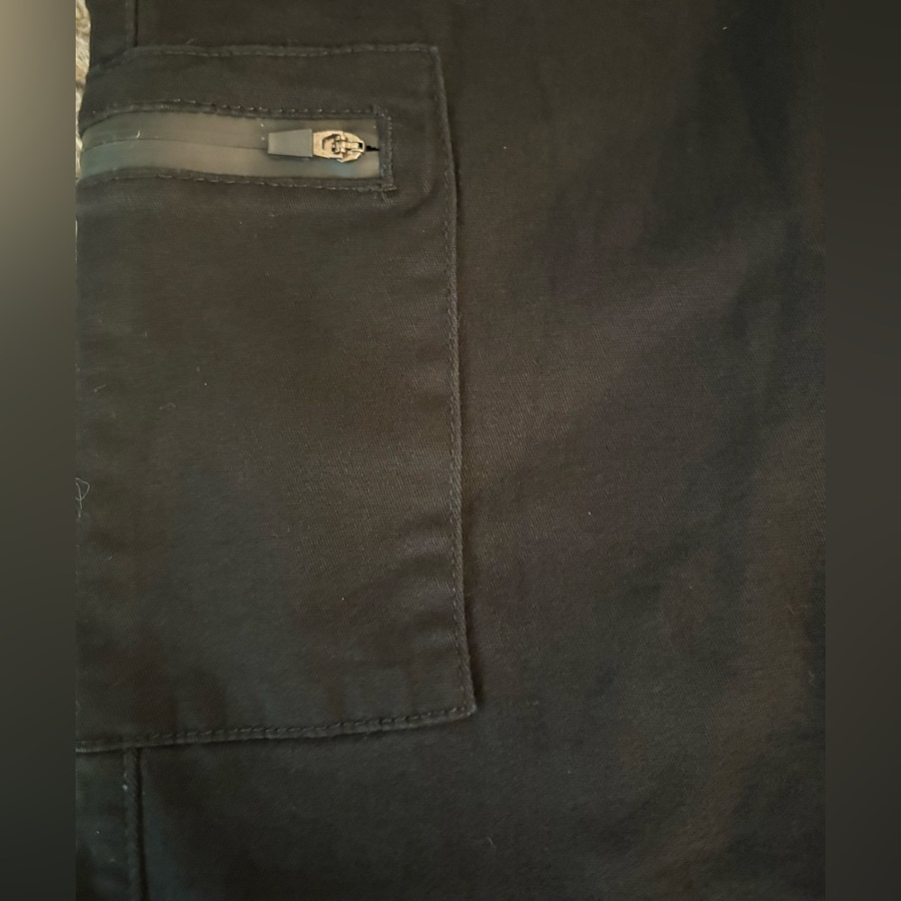 Burnside Black Joggers with Athletic Fit - Picture 2 of 5